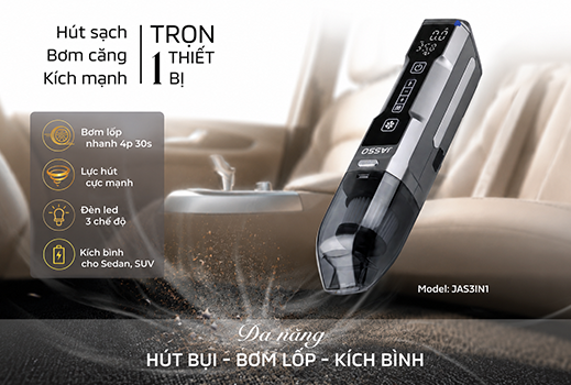 Hướng Dẫn Sử Dụng Máy Hút Bụi JAS - 3IN1
